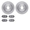 Dynamic Friction Co 6502-46252, Rotors with 5000 Advanced Brake Pads 6502-46252